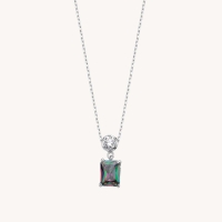 Art Deco Emerald Pendant