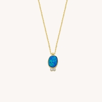 Blue Moonstone Necklace