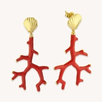 Coral Branch Earrings