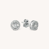 Diamond Solitaire Earrings