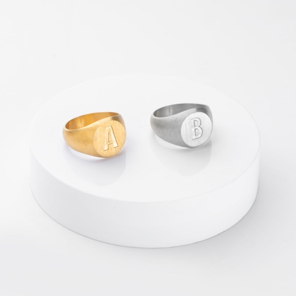Personalized Pair Ring Round