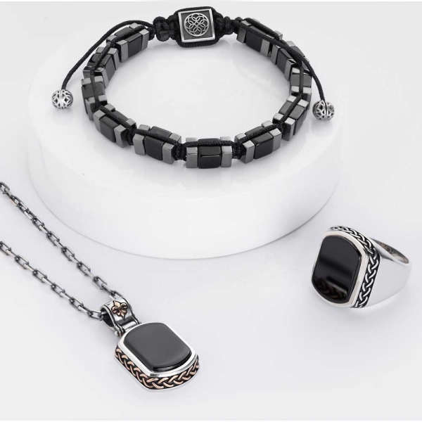 Black Onyx Jewelry Elegance Set