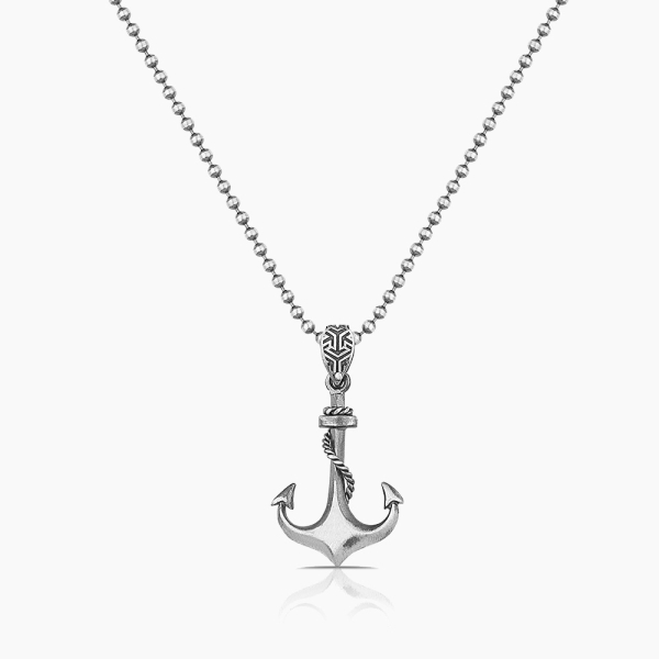 Anchor Necklace in Silver