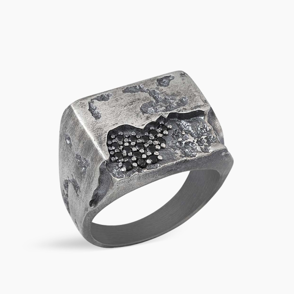 Brutalist Silver Ring