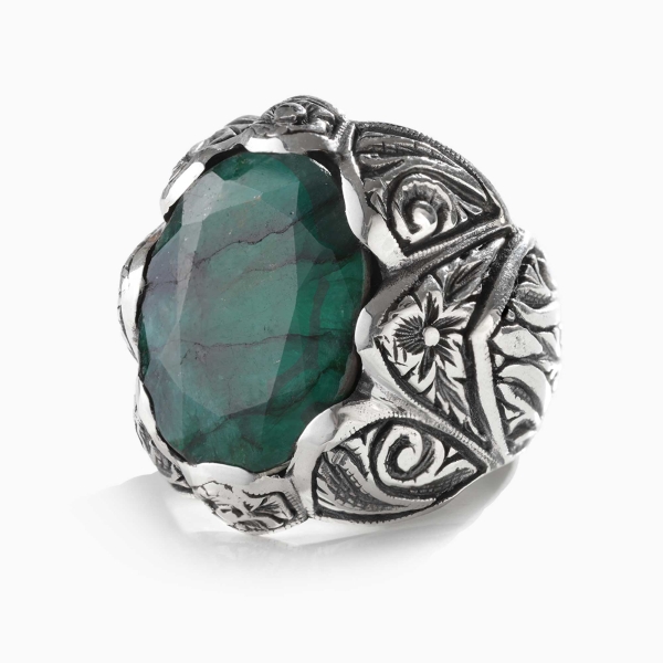 Emerald Heritage Ring