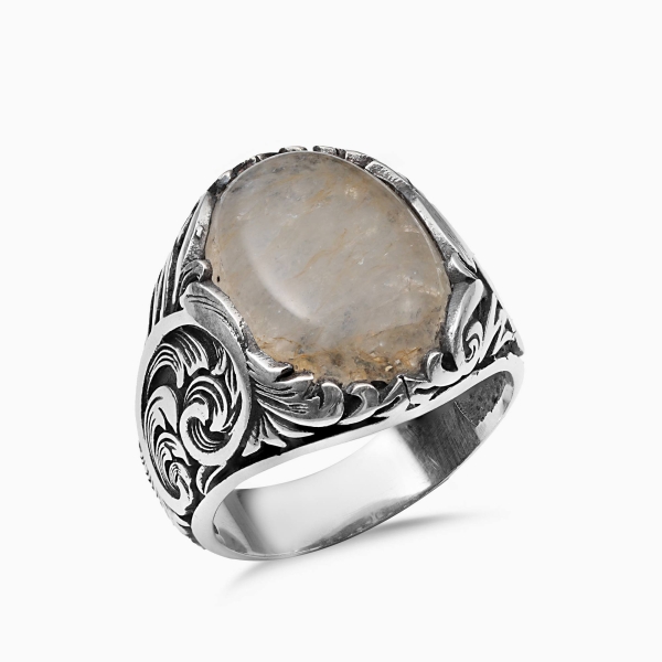 Durr Al Najaf Charm Silver Ring