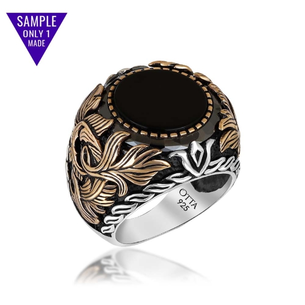 Special Side Black Onyx Ring