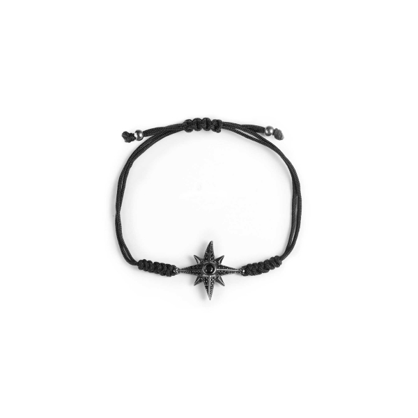 Black Zircon Stones Polar Star Bracelet