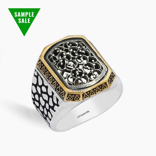 Ornate Elegance Square Ring