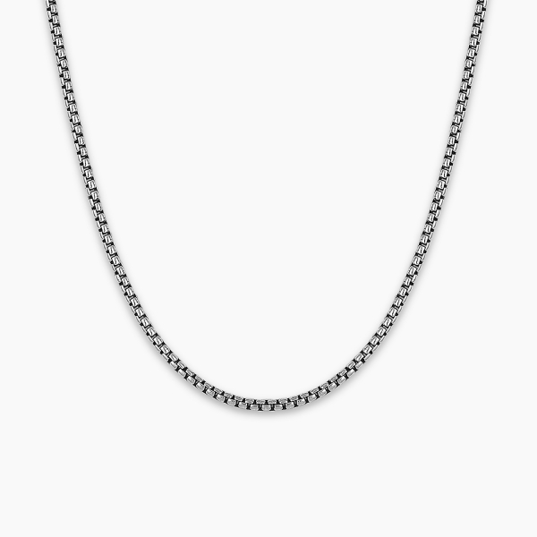 Round Box Chain Italian Silver - 2 mm