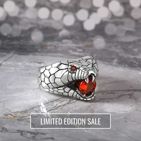 Scarlet Serpent Ring