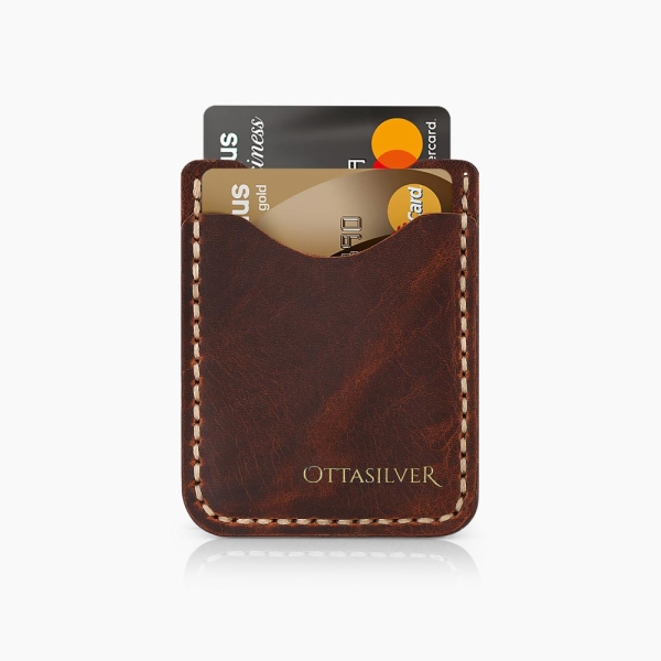 Tobacco Mini - Leather Card Holder