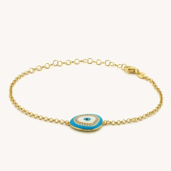 Azure Gaze Protection Bracelet